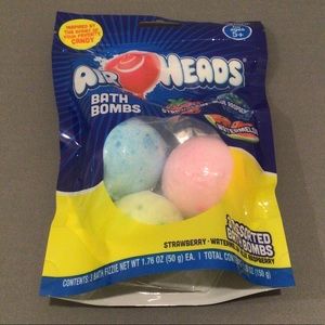 4/$30 3 Airheads Bath Bombs Strawberry watermelon